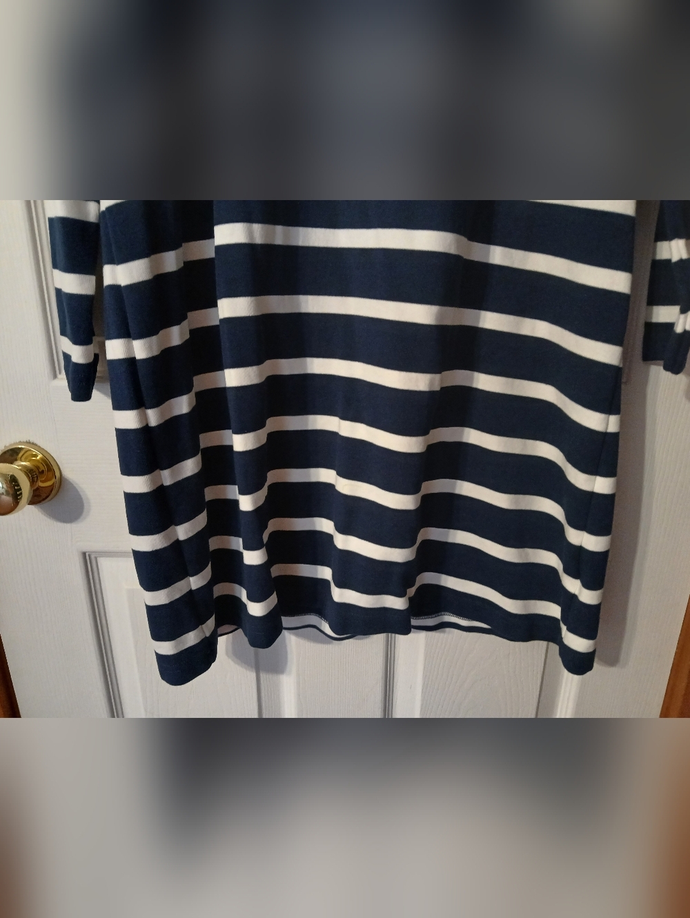Nautical Striped Cotton Plus Dress Made in Canada NWOT 3X - Picture 4 of 7